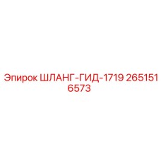 2651516573 ШЛАНГ-ГИД-1719 Epiroc