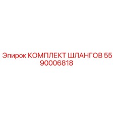 5590006818 КОМПЛЕКТ ШЛАНГОВ Эпирок