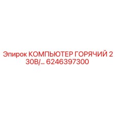 6246397300 КОМПЬЮТЕР ГОРЯЧИЙ 230В/… Epiroc