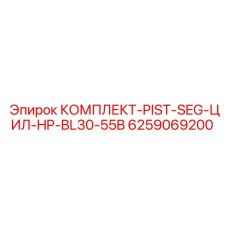 6259069200 КОМПЛЕКТ-PIST-SEG-ЦИЛ-HP-BL30-55B Epiroc