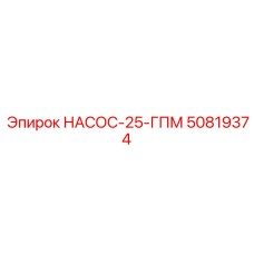 50819374 НАСОС-25-ГПМ Epiroc