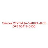 5541140100 СТУПИЦА-ЧАШКА-В СБОРЕ Epiroc