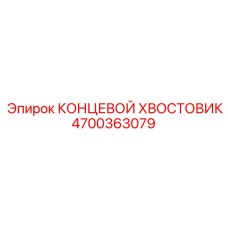 4700363079 КОНЦЕВОЙ ХВОСТОВИК Epiroc