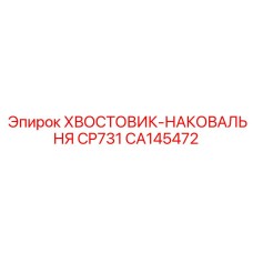 CA145472 ХВОСТОВИК-НАКОВАЛЬНЯ CP731 Epiroc
