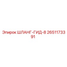 2651173391 ШЛАНГ-ГИД-8 Epiroc
