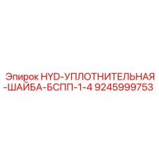 9245999753 HYD-УПЛОТНИТЕЛЬНАЯ-ШАЙБА-БСПП-1-4 Epiroc