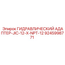 9245998771 ГИДРАВЛИЧЕСКИЙ АДАПТЕР-JIC-12-X-NPT-12 Epiroc