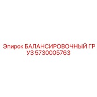 5730005763 БАЛАНСИРОВОЧНЫЙ ГРУЗ Epiroc