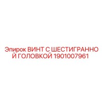 1901007961 ВИНТ С ШЕСТИГРАННОЙ ГОЛОВКОЙ | Epiroc
