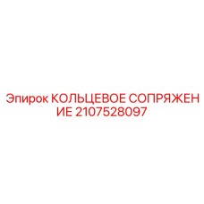 2107528097 КОЛЬЦЕВОЕ СОПРЯЖЕНИЕ Epiroc