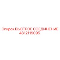 4812119095 БЫСТРОЕ СОЕДИНЕНИЕ Epiroc