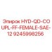 9245998256 HYD-QD-COUPL-FF-FEMALE-SAE-12 Epiroc