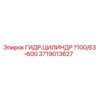 3719013627 ГИДР.ЦИЛИНДР Ø100/63-600 Epiroc