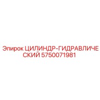 5750071981 ЦИЛИНДР-ГИДРАВЛИЧЕСКИЙ Epiroc