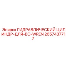 2657437717 ГИДРАВЛИЧЕСКИЙ ЦИЛИНДР-ДЛЯ-BO-WREN Epiroc