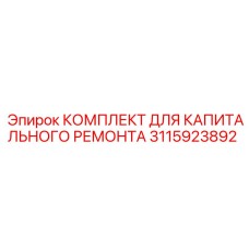 3115923892 КОМПЛЕКТ ДЛЯ КАПИТАЛЬНОГО РЕМОНТА Epiroc