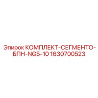1630700523 КОМПЛЕКТ-СЕГМЕНТО-БПН-NG5-10 Epiroc