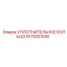 9170051040 УПЛОТНИТЕЛЬНОЕ КОЛЬЦО Epiroc