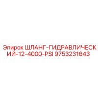 9753231643 ШЛАНГ-ГИДРАВЛИЧЕСКИЙ-12-4000-PSI (Epiroc)