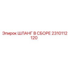 2310112120 ШЛАНГ В СБОРЕ Epiroc