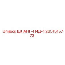 2651515773 ШЛАНГ-ГИД-1 Epiroc