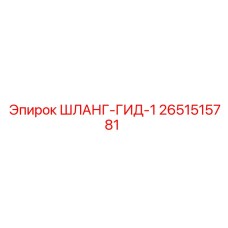 2651515781 ШЛАНГ-ГИД-1 Epiroc