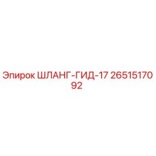 2651517092 ШЛАНГ-ГИД-17 Epiroc