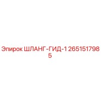 2651517985 ШЛАНГ-ГИД-1 Epiroc