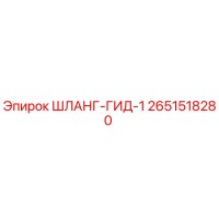2651518280 ШЛАНГ-ГИД-1 Epiroc