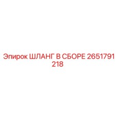2651791218 ШЛАНГ В СБОРЕ Epiroc