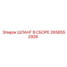 2658552928 ШЛАНГ В СБОРЕ Epiroc