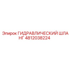 4812038224 ГИДРАВЛИЧЕСКИЙ ШЛАНГ Epiroc
