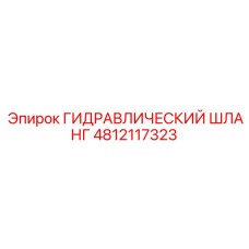 4812117323 ГИДРАВЛИЧЕСКИЙ ШЛАНГ Epiroc