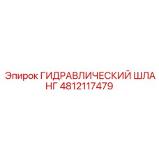 4812117479 ГИДРАВЛИЧЕСКИЙ ШЛАНГ Epiroc