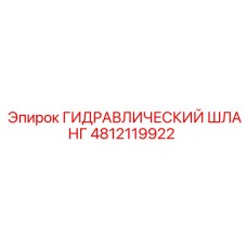 4812119922 ГИДРАВЛИЧЕСКИЙ ШЛАНГ Epiroc