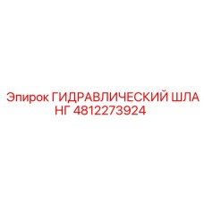 4812273924 ГИДРАВЛИЧЕСКИЙ ШЛАНГ Epiroc