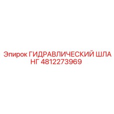 4812273969 ГИДРАВЛИЧЕСКИЙ ШЛАНГ Epiroc