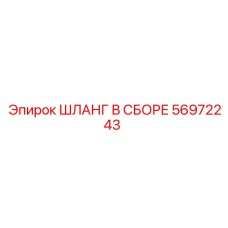 56972243 ШЛАНГ В СБОРЕ Epiroc