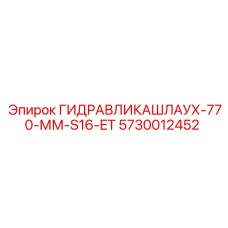5730012452 ГИДРАВЛИКАШЛАУХ-770-ММ-S16-ET Epiroc