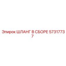 57317737 ШЛАНГ В СБОРЕ Epiroc