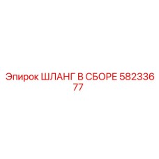 58233677 ШЛАНГ В СБОРЕ Epiroc