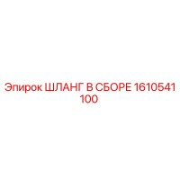 1610541100 ШЛАНГ В СБОРЕ Epiroc