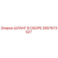 2657673527 ШЛАНГ В СБОРЕ Epiroc