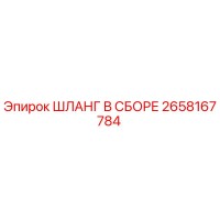 2658167784 Шланг в сборе Epiroc