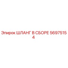 56975154 ШЛАНГ В СБОРЕ Epiroc