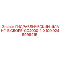 9245999415 ГИДРАВЛИЧЕСКИЙ ШЛАНГ В СБОРЕ CC4000-1-X109 Epiroc