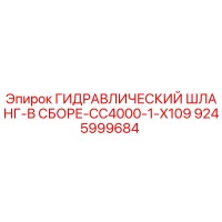 9245999684 ГИДРАВЛИЧЕСКИЙ ШЛАНГ-В СБОРЕ-CC4000-1-X109 Epiroc