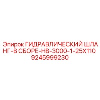 9245999230 ГИДРАВЛИЧЕСКИЙ ШЛАНГ-В СБОРЕ-HB-3000-1-25X110 Epiroc