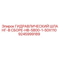 9245999189 ГИДРАВЛИЧЕСКИЙ ШЛАНГ-В СБОРЕ-HB-5800-1-50X110 Epiroc