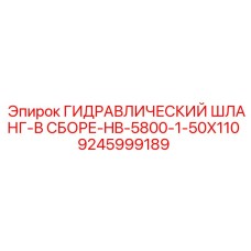 9245999189 ГИДРАВЛИЧЕСКИЙ ШЛАНГ-В СБОРЕ-HB-5800-1-50X110 Epiroc